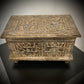 African Hand-Carved Wood Chest